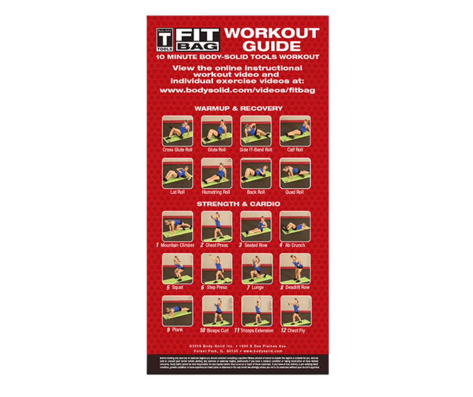 Body-Solid BSTFITBAG Tools Fitness Pack (New)