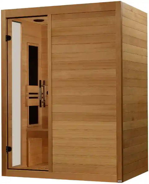 GoldenDesigns DYN-6315-05 Elite Dynamic "Toscana" 3 Person Ultra Low EMF FAR IR Sauna (New)