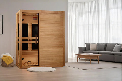 GoldenDesigns DYN-6315-05 Elite Dynamic "Toscana" 3 Person Ultra Low EMF FAR IR Sauna (New)
