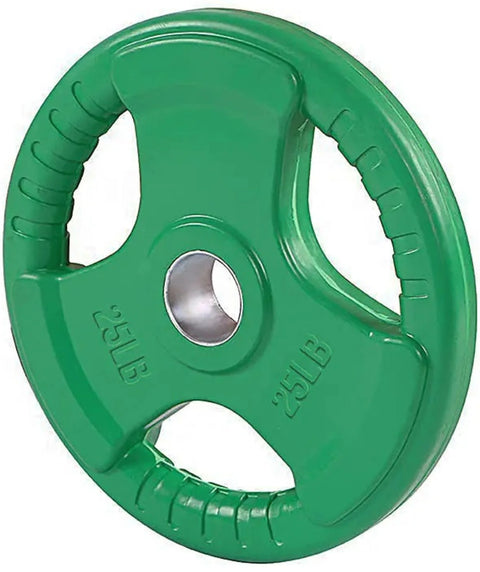French Fitness Colored Rubber Grip Olympic Plate Set 350 lbs (New)