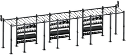 French Fitness Free Standing Rig & Rack System 20 (New)