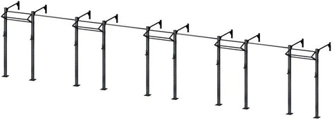 French Fitness Wall Mounted Rig & Rack System 7 (New)