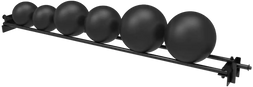French Fitness 71" Rack & Rig Ball Tier/Tray Attachment (New)