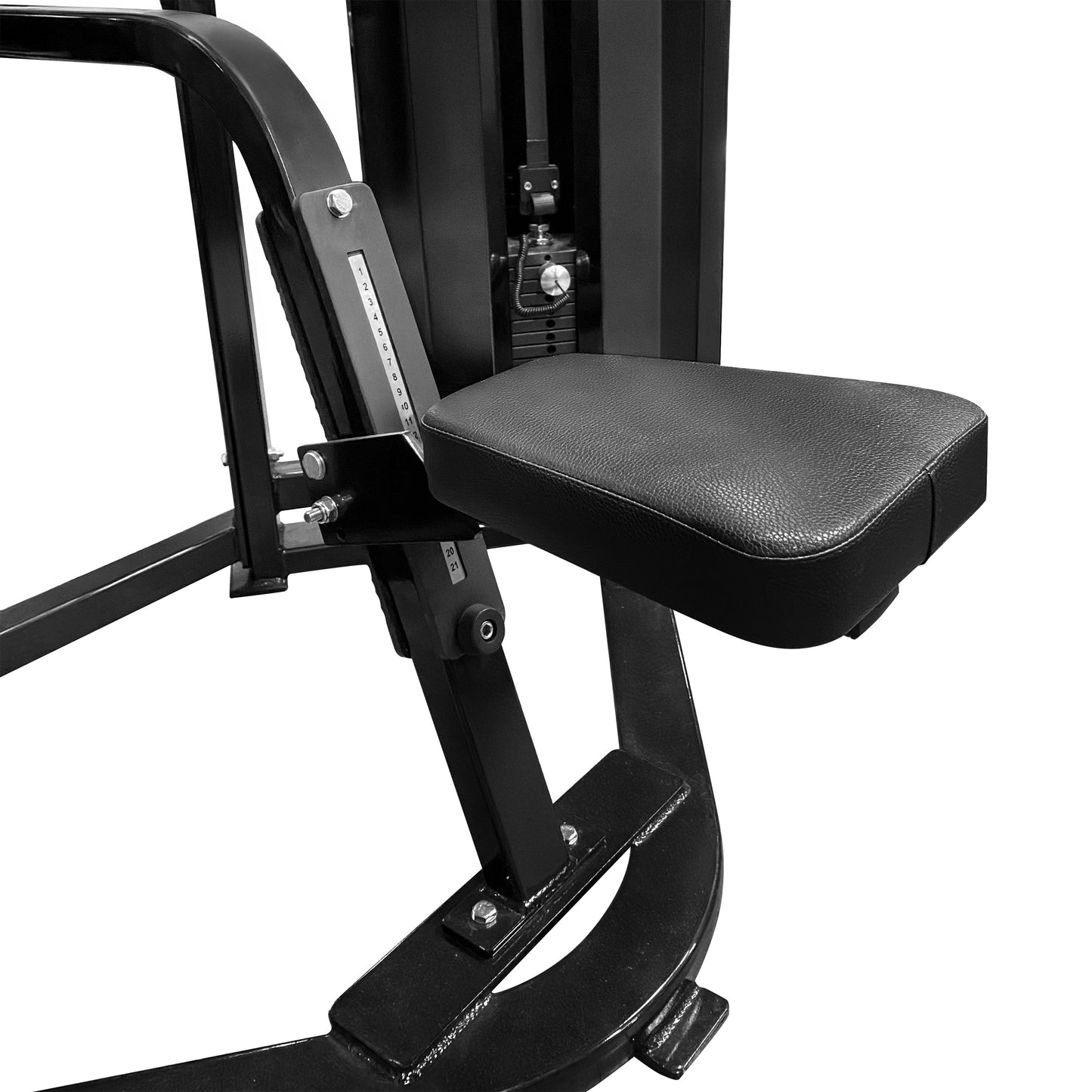 French Fitness FFB Black Dual Stack Biceps Arm Curl (New)