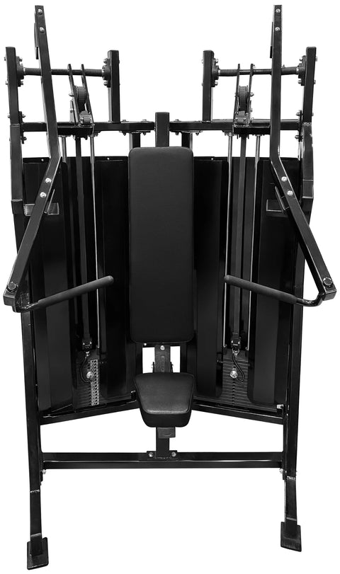 French Fitness FFB Black Dual Stack Incline Press (New)
