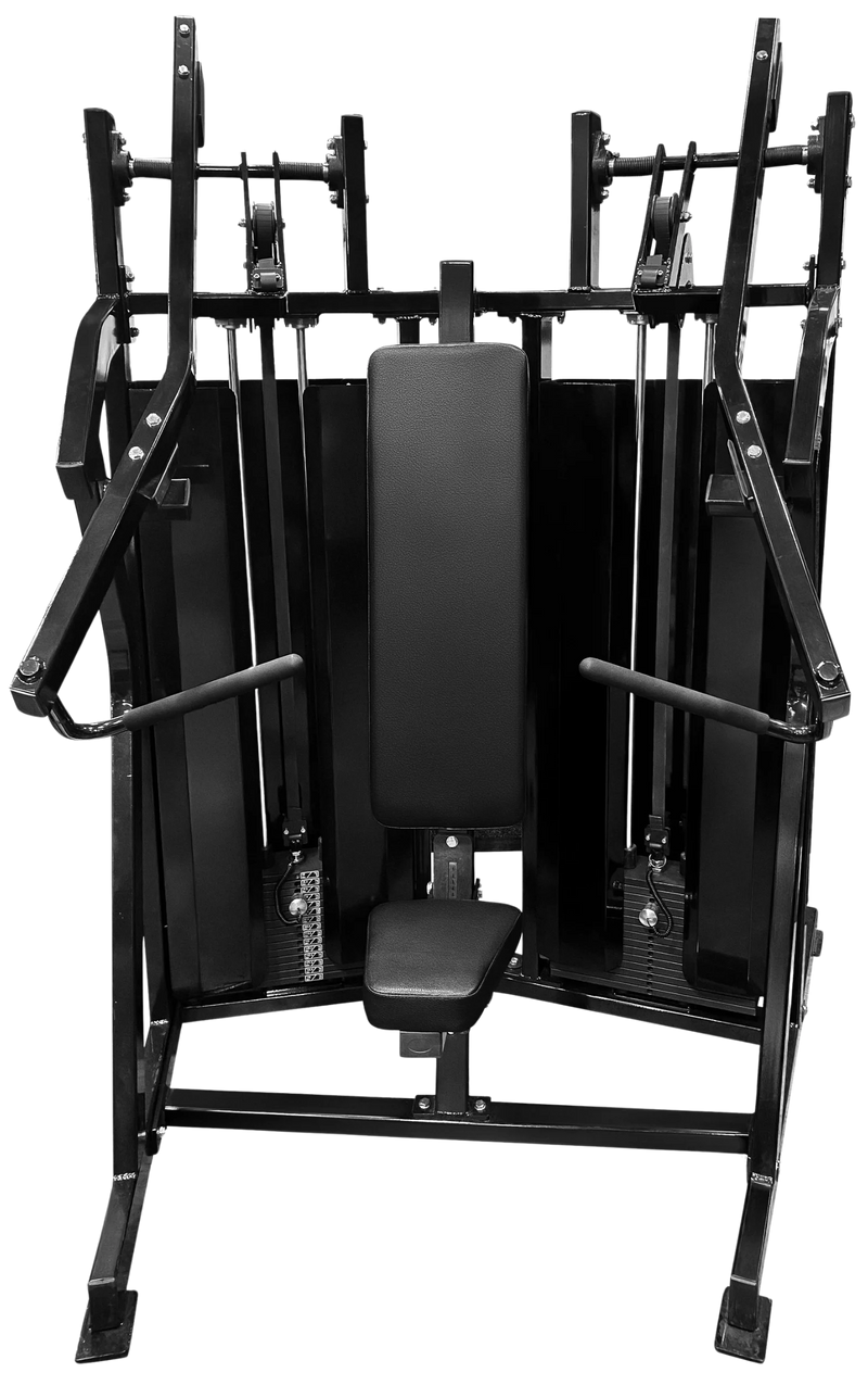 French Fitness FFB Black Dual Stack Incline Press (New)
