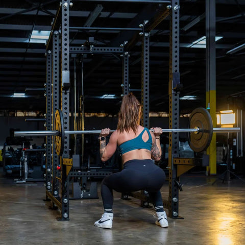 French Fitness R30-RE Commercial Power Rack w/Lat Pulldown / Low Row (New)
