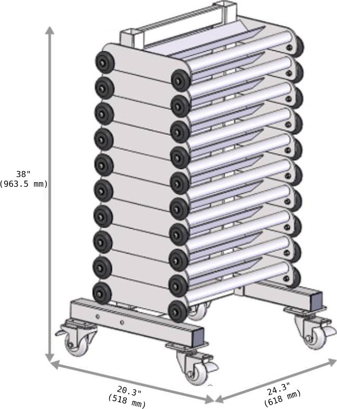 French Fitness Glute Ham Roller Storage Rack (New)