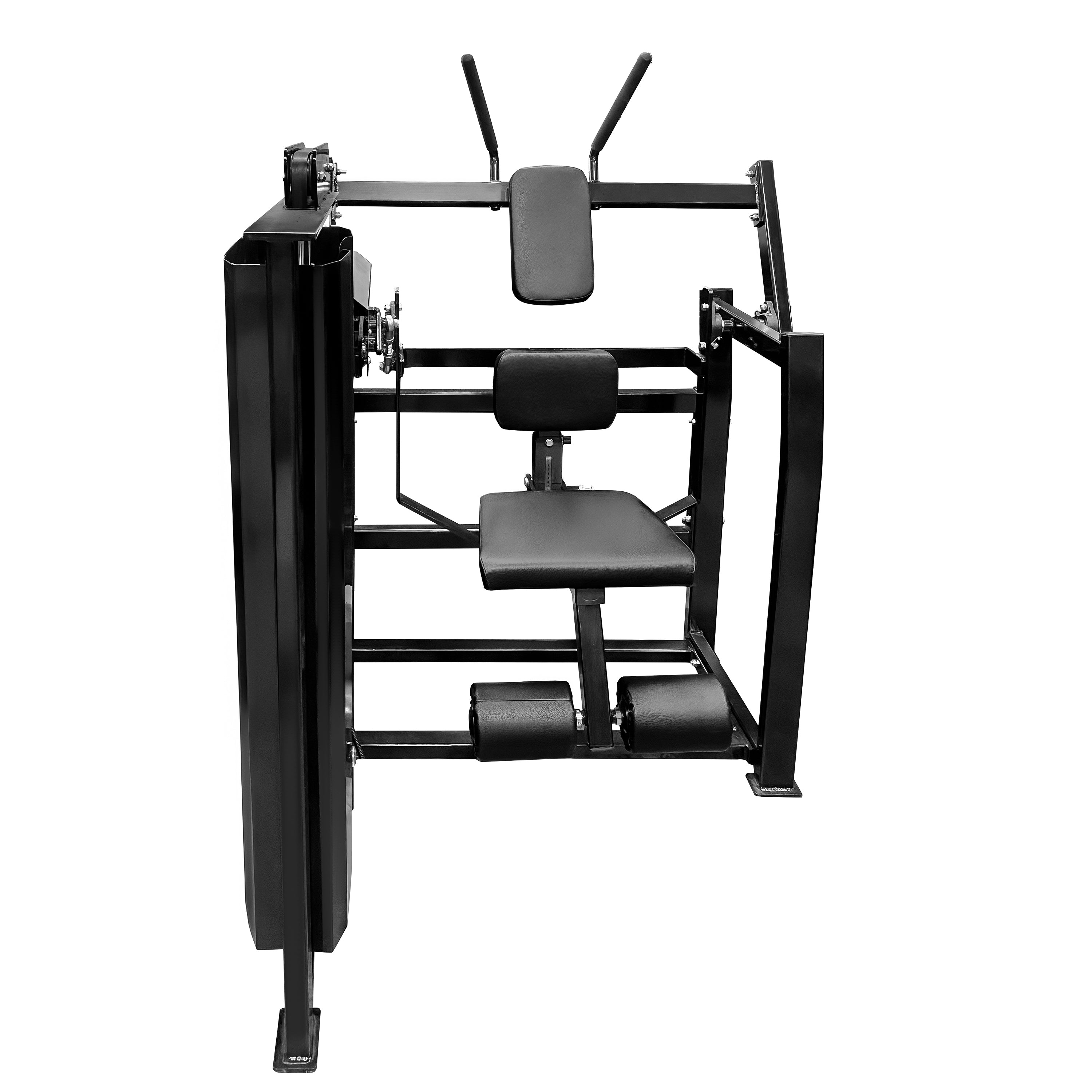 French Fitness FFB Black Single Stack Abdominal Crunch (New)