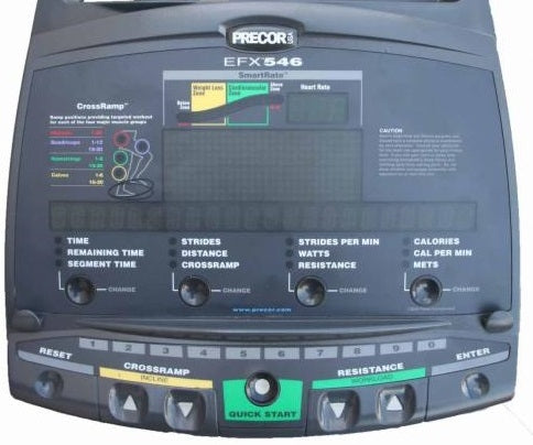 Precor EFX 546HR Version 2 Elliptical Cross-Trainer (Remanufactured)