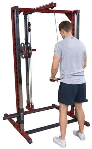 Body Solid BFSM250P2 Best Fitness Smith Machine Package with Lat Attachment (New)