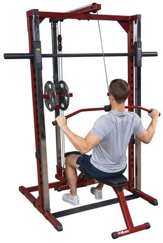 Body Solid BFSM250P2 Best Fitness Smith Machine Package with Lat Attachment (New)