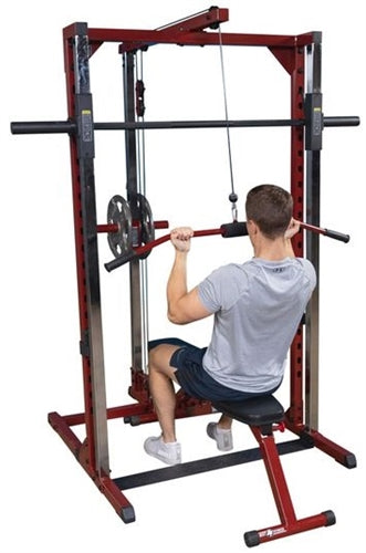 Body Solid BFSM250P2 Best Fitness Smith Machine Package with Lat Attachment (New)