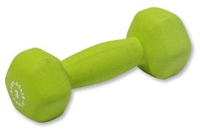 Body Solid BSTND3 Neoprene Dumbbell- 3 lb. Green Image