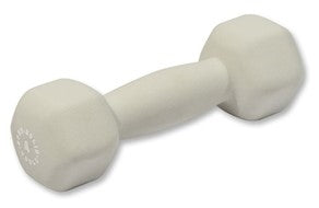 Body Solid BSTND4 Neoprene Dumbbell- 4 lb. White Image