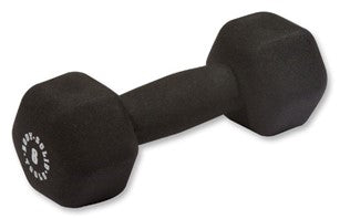 Body Solid BSTND8 Neoprene Dumbbell- 8 lb. Black Image