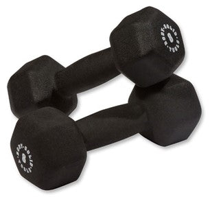 Body Solid BSTND8 Neoprene Dumbbell- 8 lbs. Black (New)