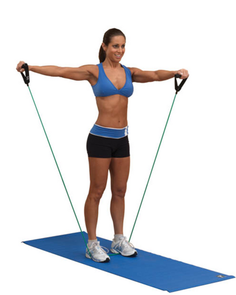 Body-Solid BSTRT2 Resistance Tubes - Light Resistance Green  (New)