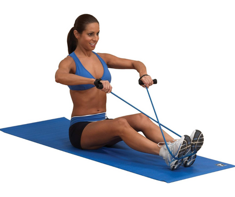 Body-Solid BSTRT4 Resistance Tubes - Heavy Resistance Blue  (New)