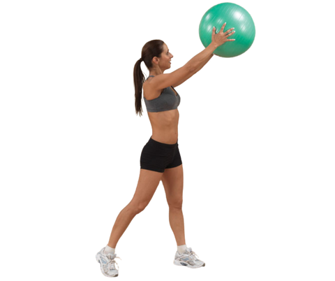 Body Solid BSTSB45 Exercise Ball 45cm Green (New)