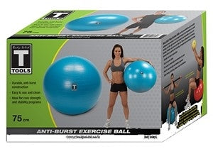 Body Solid BSTSB75 Exercise Ball 75cm Blue (New)