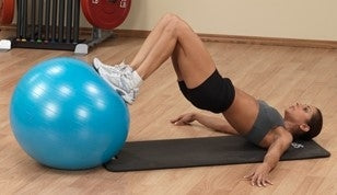 Body Solid BSTSB75 Exercise Ball 75cm Blue (New)