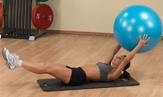 Body Solid BSTSB75 Exercise Ball 75cm Blue (New)