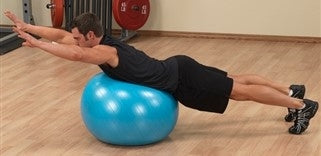 Body Solid BSTSB75 Exercise Ball 75cm Blue (New)