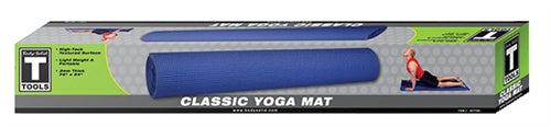 Body-Solid BSTYM3 Yoga Mat 3mm Blue (New)