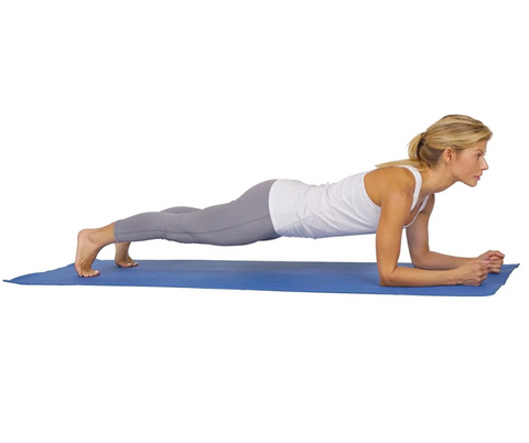 Body-Solid BSTYM3 Yoga Mat 3mm Blue (New)