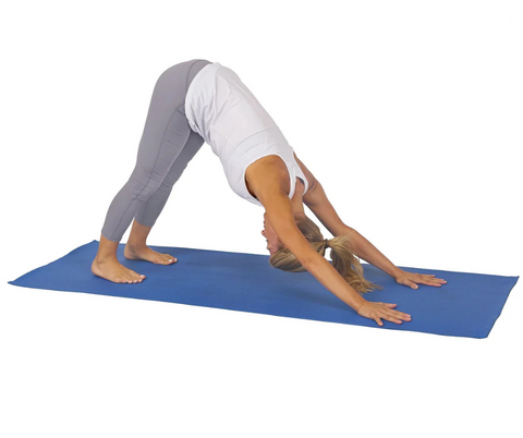 Body-Solid BSTYM3 Yoga Mat 3mm Blue (New)