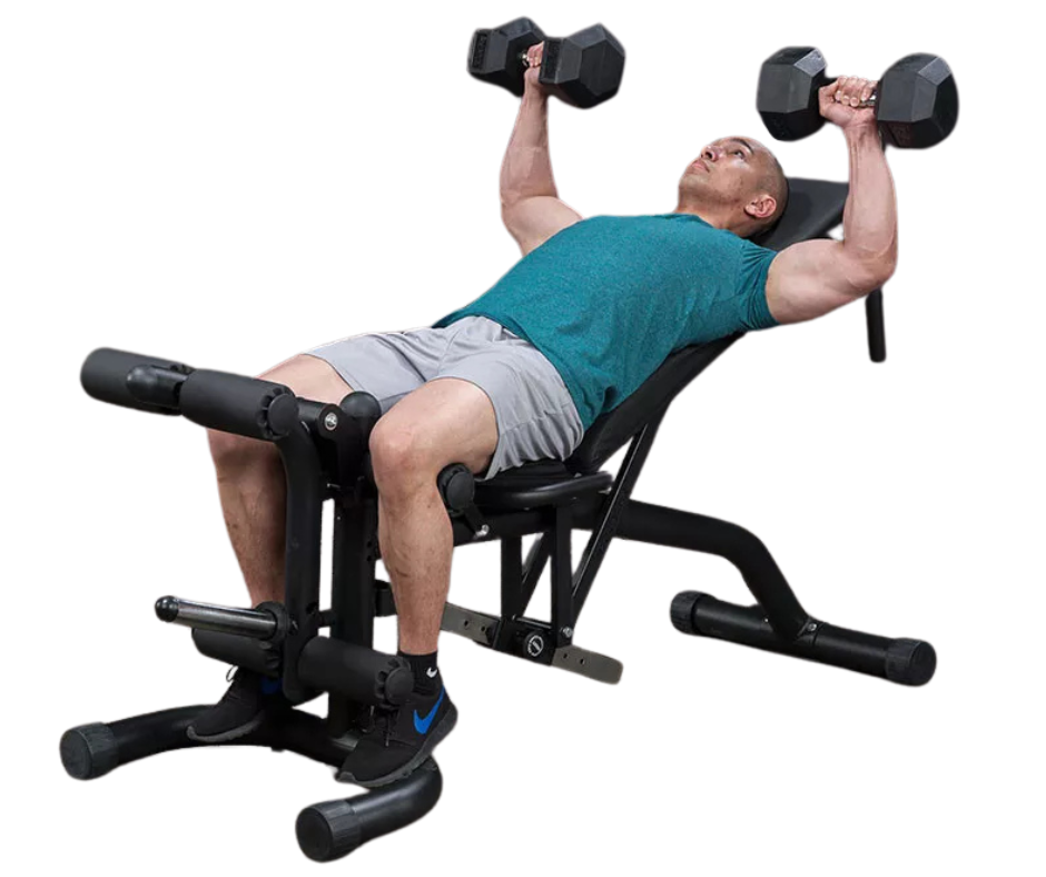 Body-Solid FID46 Olympic Leverage Flat Incline Decline Bench (New)