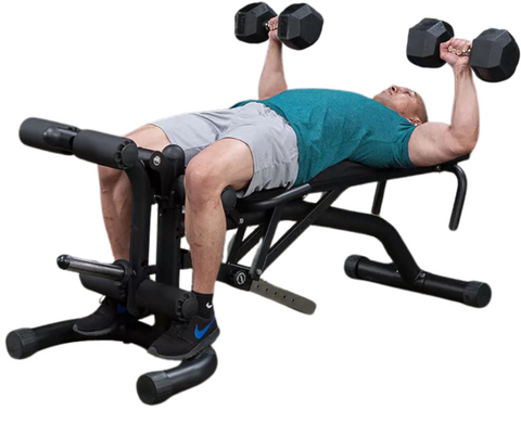 Body-Solid FID46 Olympic Leverage Flat Incline Decline Bench (New)