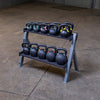 Body Solid GDKR100B Dual Dumbbell & Kettlebell Rack - Black (New)