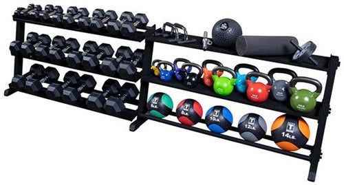 Body Solid GDR60B Pro Dumbbell Rack (New)