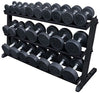 Body Solid GDR60B Pro Dumbbell Rack (New)