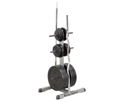 Body Solid GSWT Standard Plate Tree & Bar Holder (New)