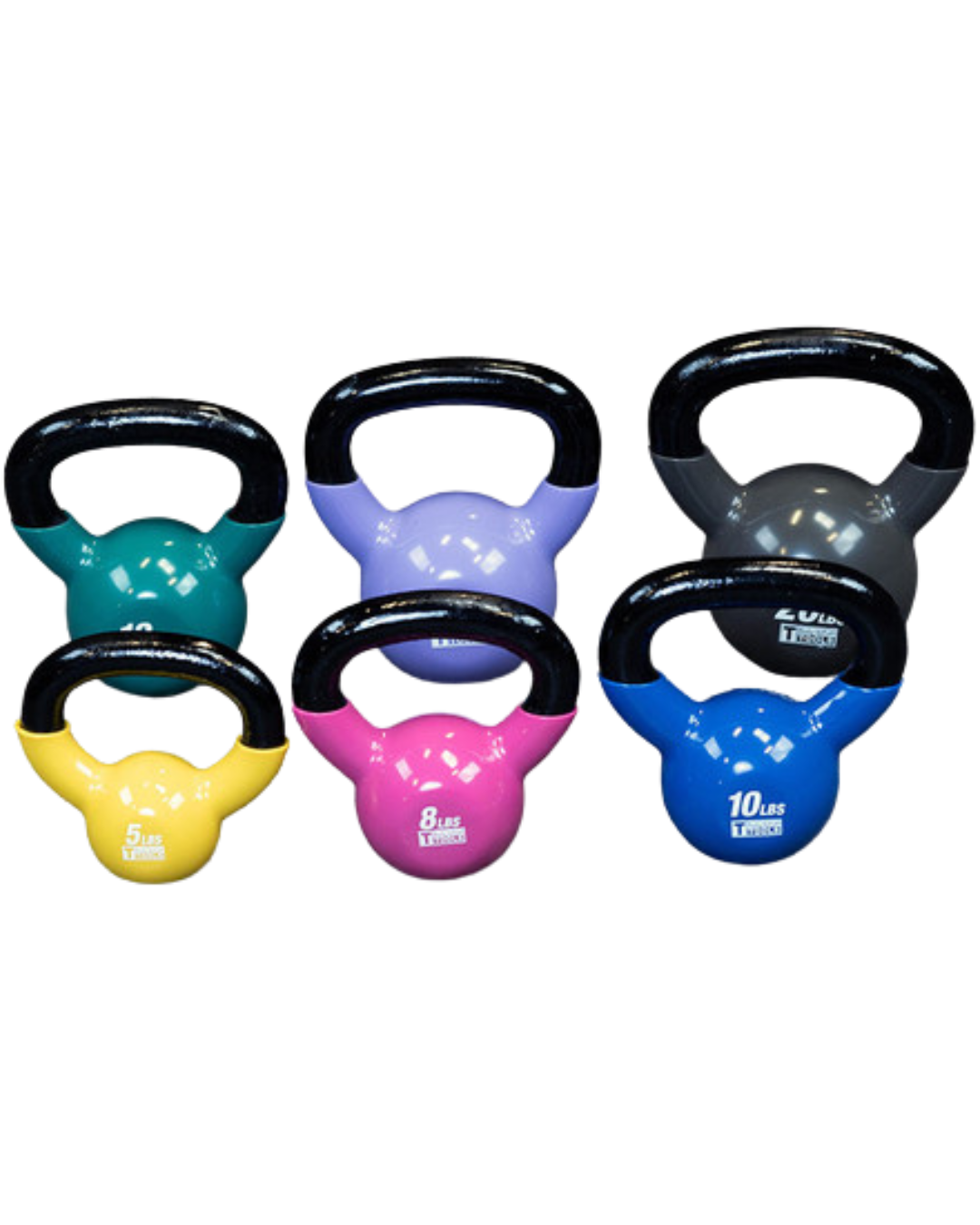 Body Solid KBVS70 Vinyl Coated Kettlebell Set 5-20 lb. (New)