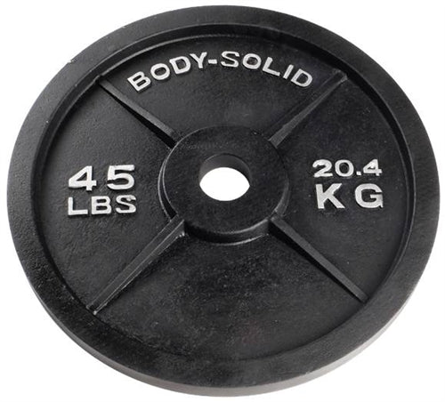 Body Solid OPB45 Olympic Weight Plate- 45 lbs Image