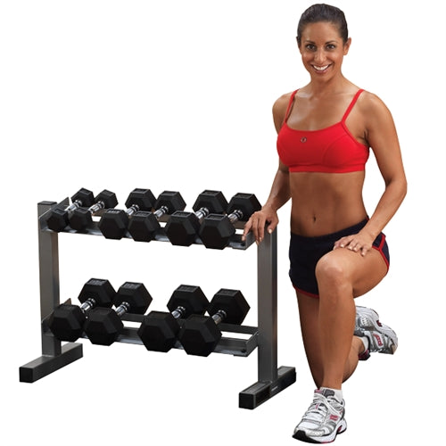 Body Solid PDR282X Powerline Dumbbell Rack (New)