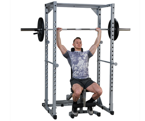 Body-Solid PPR200XP4 Powerline Power Rack w/Flat Incline Decline Bench (New)
