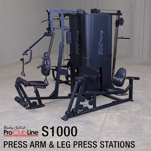 Body-Solid Pro Clubline S1000 Four-Stack Gym (New)