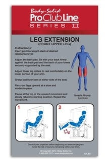 Body-Solid S2LEX-1 Series II Leg Extension (New)