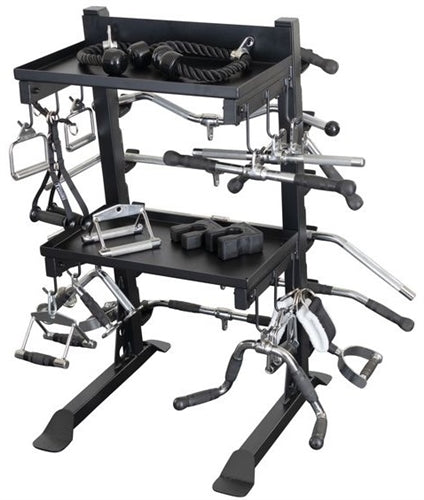 Body Solid Pro Clubline SAR100 Accessory Rack (New)