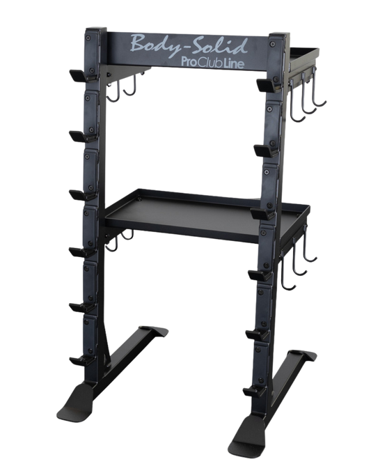 Body Solid Pro Clubline SAR100 Accessory Rack (New)