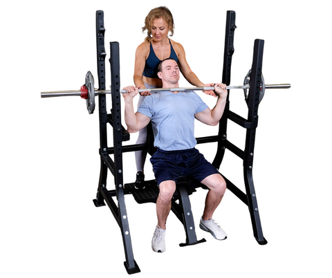 Body-Solid SOSB250 Pro Clubline Olympic Shoulder Press Bench (New)
