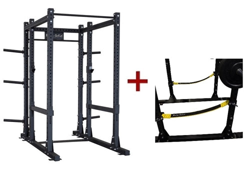 Body-Solid SPR1000SSBack Extended Power Rack w/Power Rack Strap Safeties Image