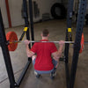 Body-Solid SPR1000SSBackP5 Extended Power Rack w/Adjustable Commercial Bench and Power Rack Strap Safeties (New)