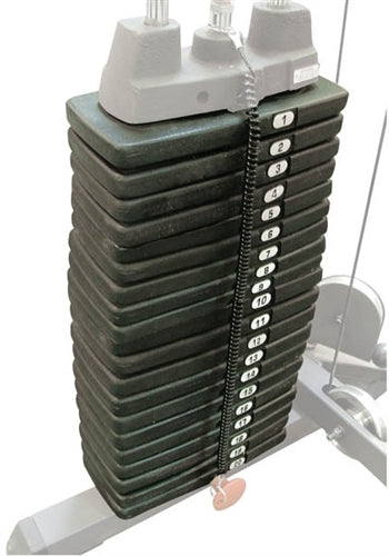 Body Solid WSP200 200 lb Premium Weight Stack Image