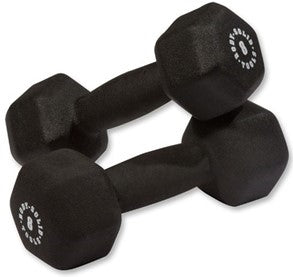 Body-Solid BSTNDS164 Neoprene Dumbbell 1-15 lbs. Set (New)